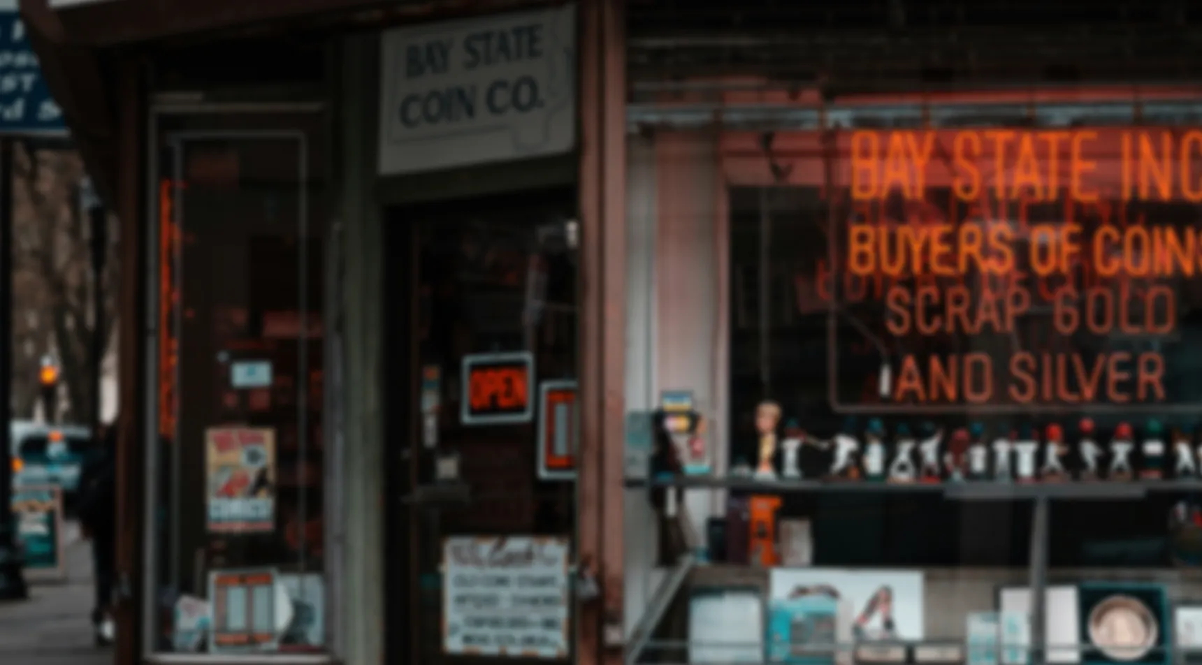 Photo with blurry text before AI enhancement